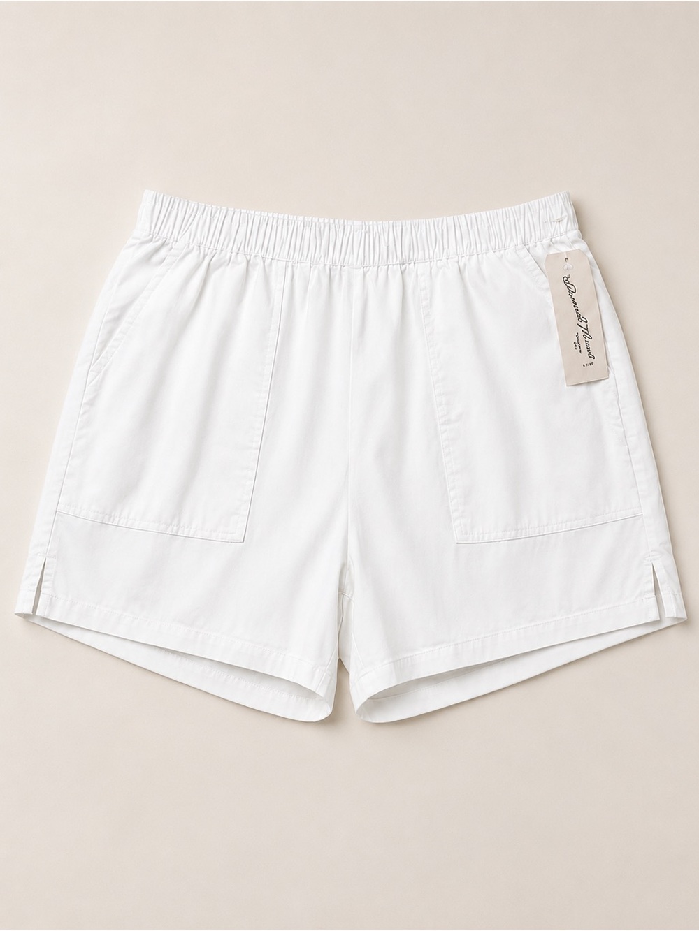 Universal Thread White Linen Blend Shorts – Size Medium – NWT